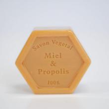 6 kantige Honingzeep met propolis 100 gram
