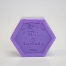 6 kantige Honingzeep met lavendel 100 gram (Fr)