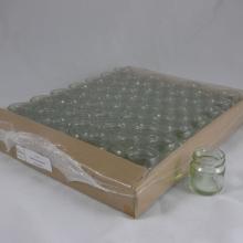 Glazen pot -rond-41ml (50gram)- (zonder deksel 43mm) 46 stuks