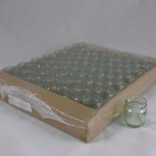 7360 glazen potten -rond- (43mm TO) 41ml (50gram)in trays van 46 stuks