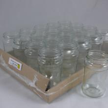 Glazen pot - rond Bobine - 315 ml - 20 stuks - (zonder deksel 63mm)