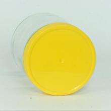 Deksel plastic schroef  (WECK 405) - 80mm - geel - 36 stuks